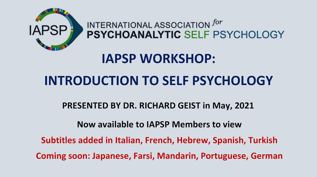 Introduction to Self Psychology: Workshop – with translations